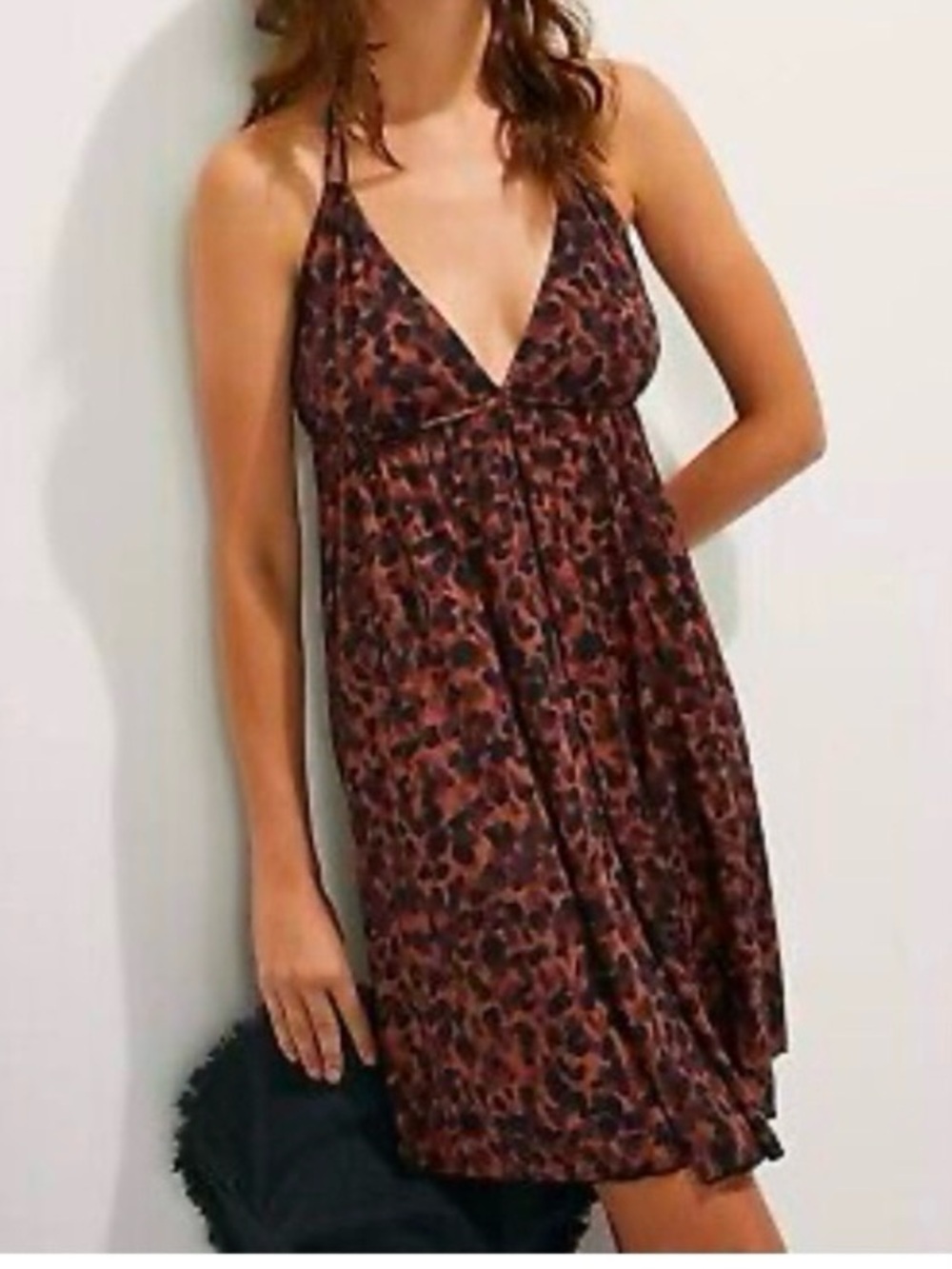New PQ Swim Anthropologie Wild Heart Gianna Mini Cover-Up Dress Size XS/S